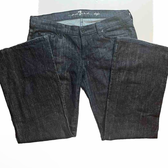 7 For All Man Kind 7FMK Jeans Dark Wash size 32 DOJO Designer - Picture 3 of 13